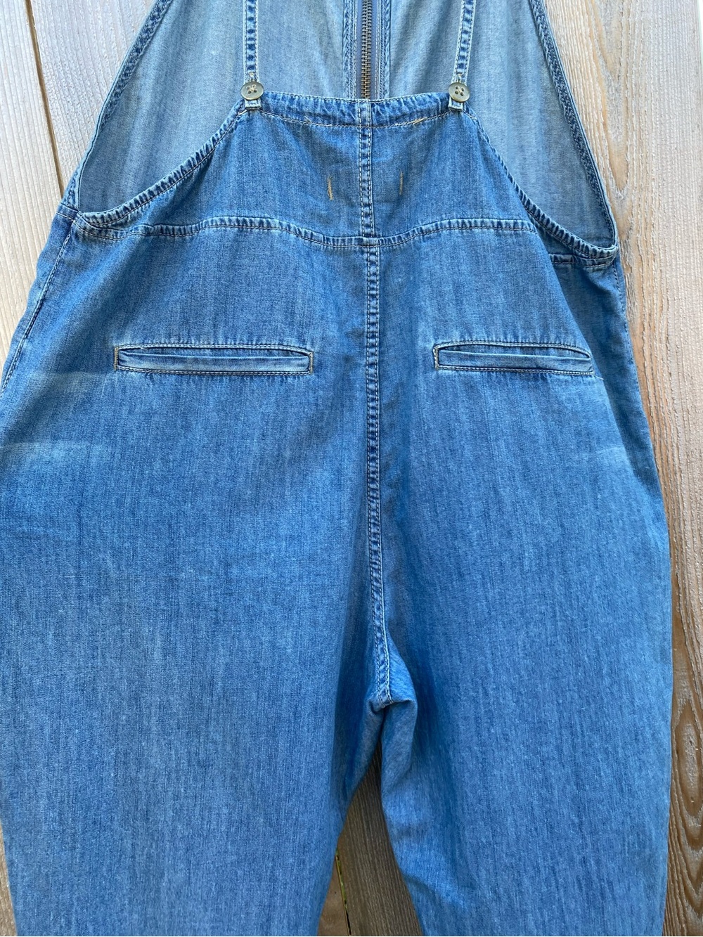 Free People Chambray Overalls - Picture 8 of 12